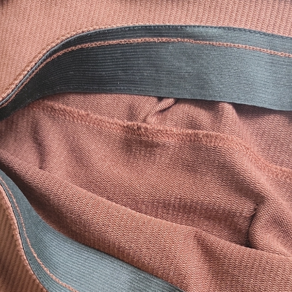 Brown Ribbed Flare Rodeo Pants (Long) - Picture 3 of 3